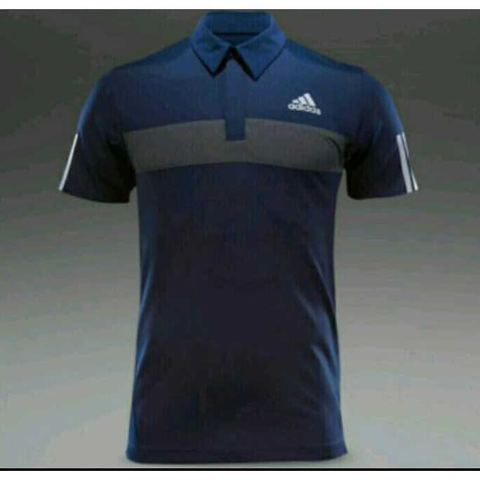 kaos kerah adidas/polo shirt adidas