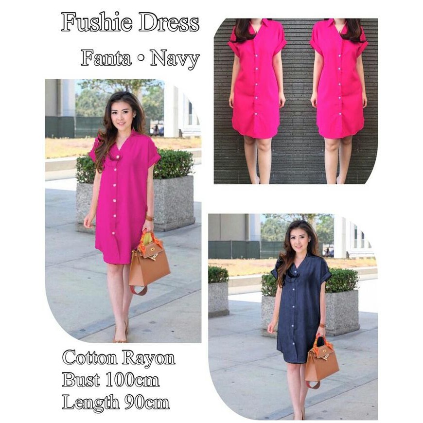 Promo Fushie Dress Lexoir Baju Grosir Tanah Abang