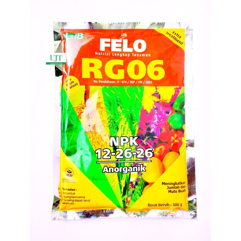 felo rg 06 rapidgro (12 26 26) pupuk lengkap npk