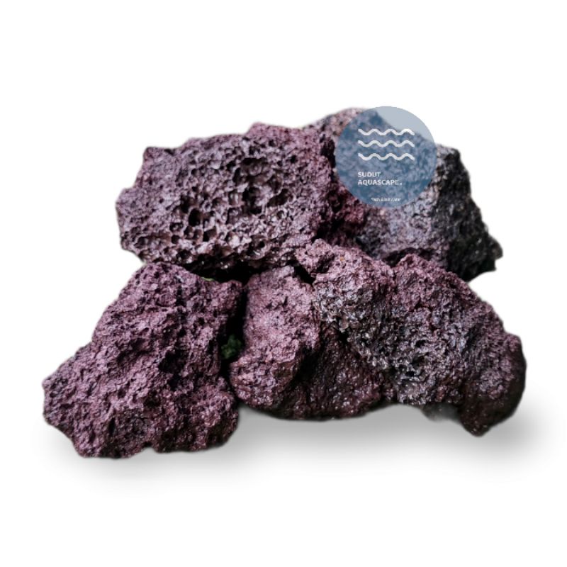 Batu Lava Rock Hitam PERKILO Aquarium Aquascape