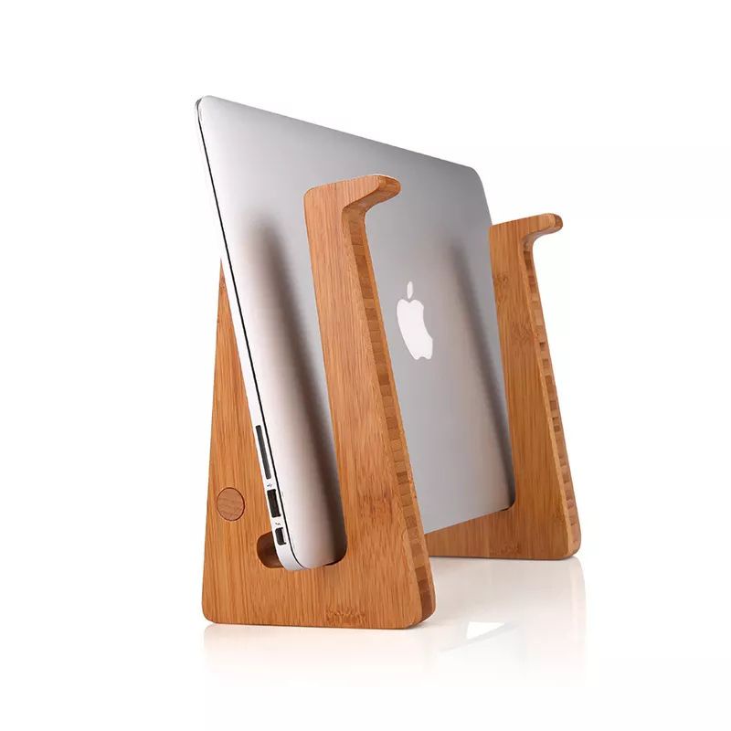 Stand laptop kayu portable wood satand notebook dudukan macbook puzle