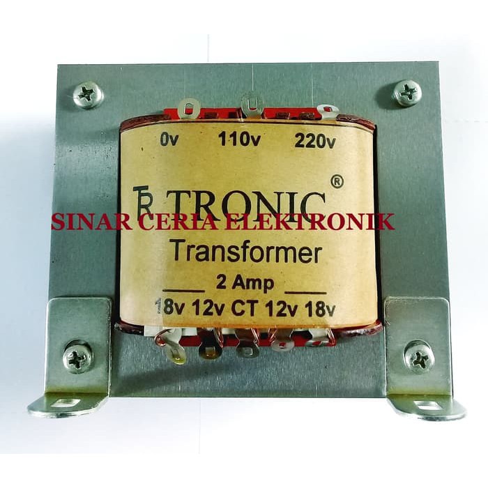 MURAH   Trafo Tronic 10A seri 27 CT-32V+CT 12-18V