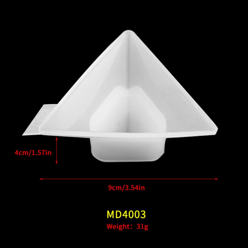 SIY  Pyramid Resin Mold Silicon Pyramid Shape Silicone Mold Trigone DIY Silicone Mold Pyramid Resin Silicon Mold Craft Tools