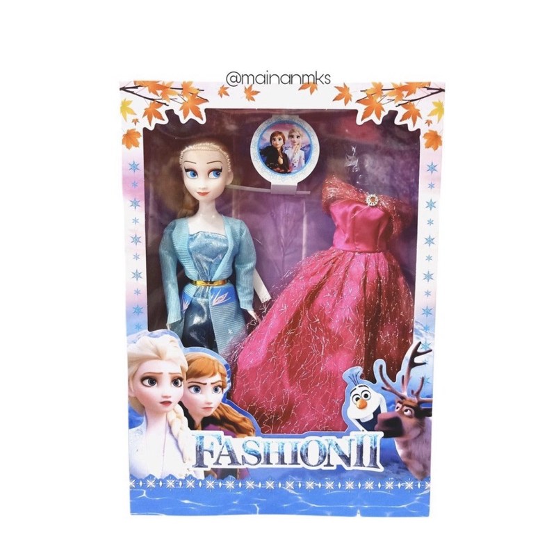 Boneka Barbie Frozen 1 baju
