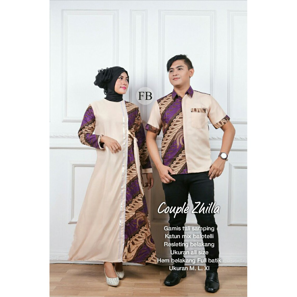 GROSIR BATIK GAMIS COUPLE ZHILLA