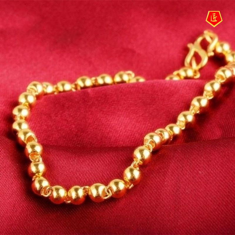 [Ready Stock]Gold Couple Buddha Beads Bracelet