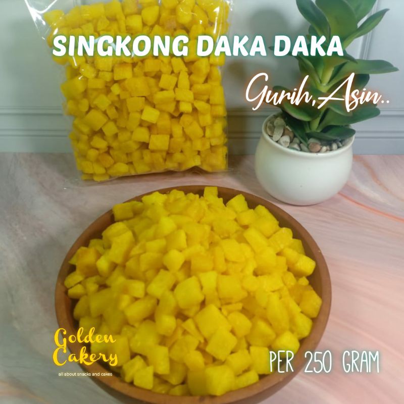 

Singkong DAKA-DAKA | Singkong Dadu Kuning - 250 gr