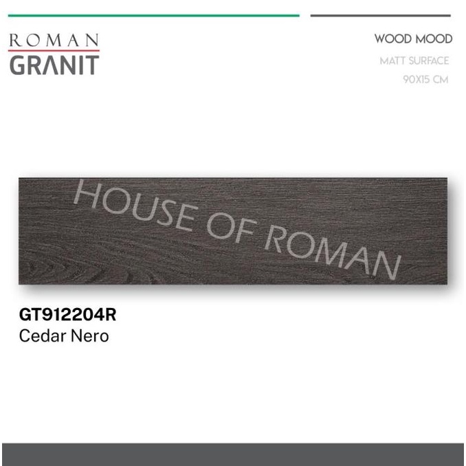 GRANIT ROMANGRANIT Cedar Nero 90x15 GT912204R (ROMAN GRANIT)