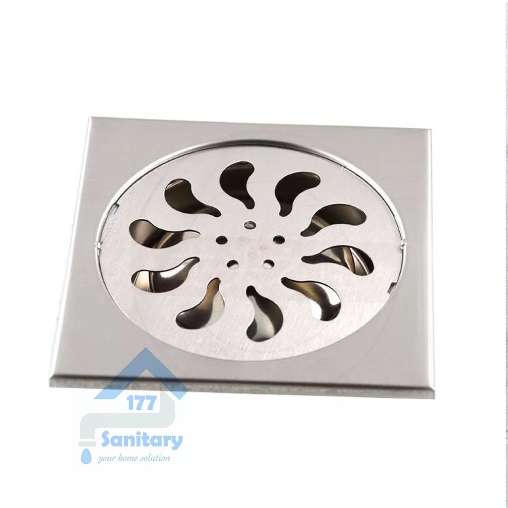 Saringan Got Stainless 5 inch gede Murah AX- Floor Drain Stenlis saringan air kamar mandi pembuangan strainer /F10