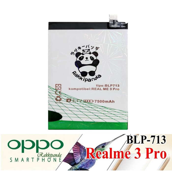 Rakkipanda Baterai batre batrei Realme 3 Pro BLP713 by Oppo Double IC Protection