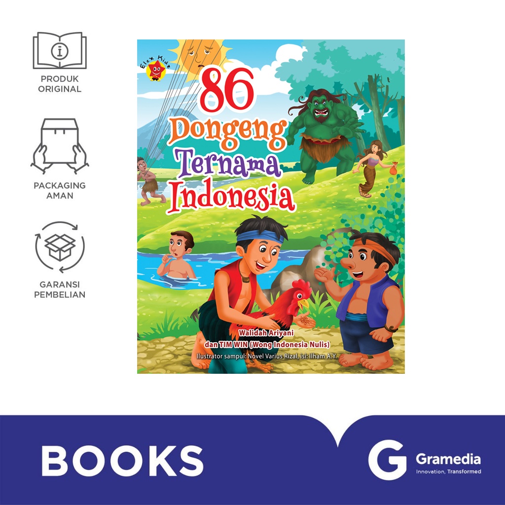 Gramedia Bali - 86 Dongeng Ternama Indonesia