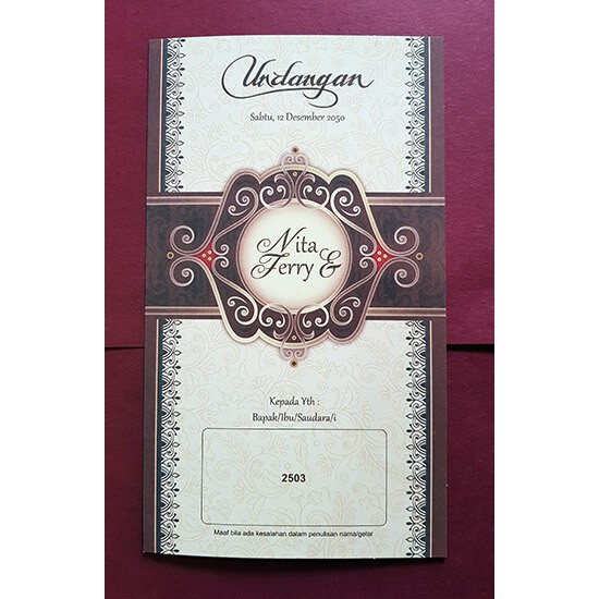Blanko / Kertas Undangan ERBA 88203