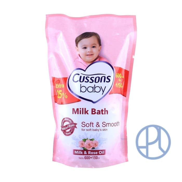 Cussons Hair &amp; Body 2in1 (Mild &amp; Gentle) 600+150ml / Milk Bath soft &amp; smooth 600+150 ml