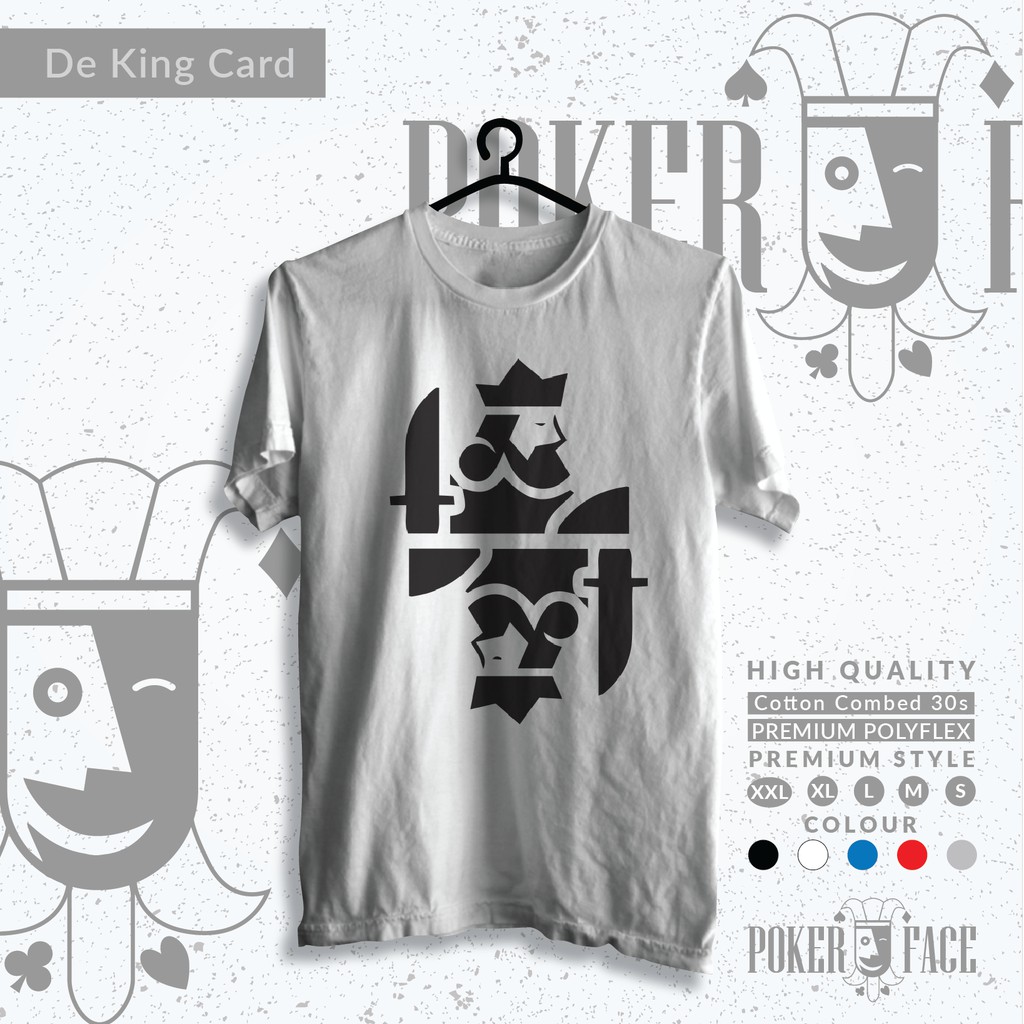 KAOS PREMIUM De King Card - Poker Face