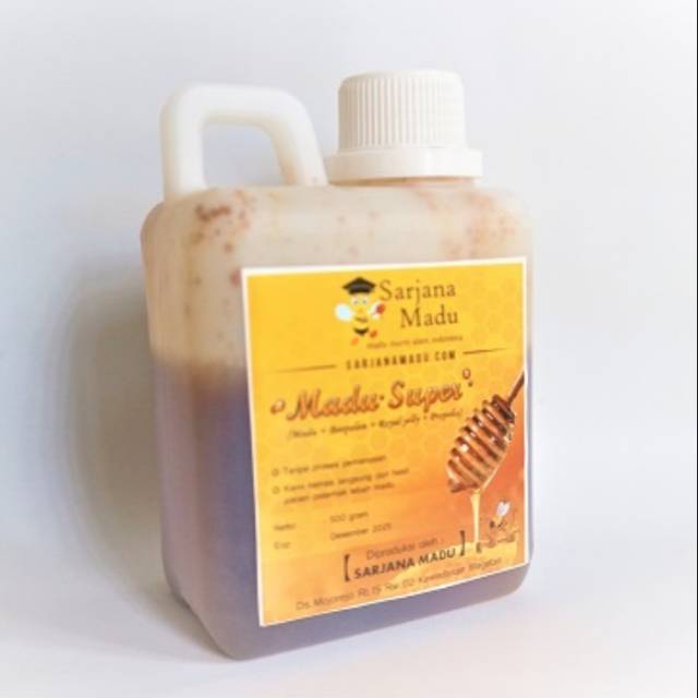 

MADU SUPER Gold 500gram, 100% asli