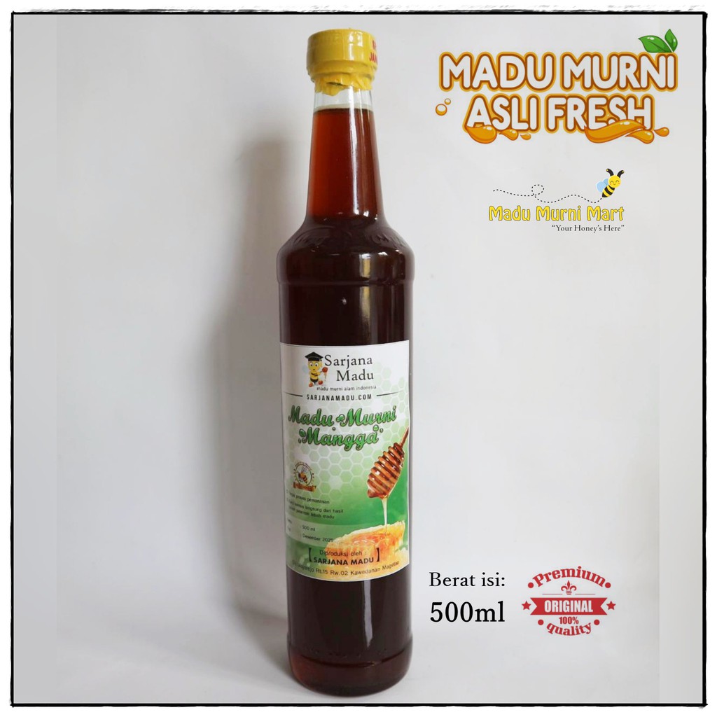 

Madu Murni Mangga 100% Asli Fresh 500ml
