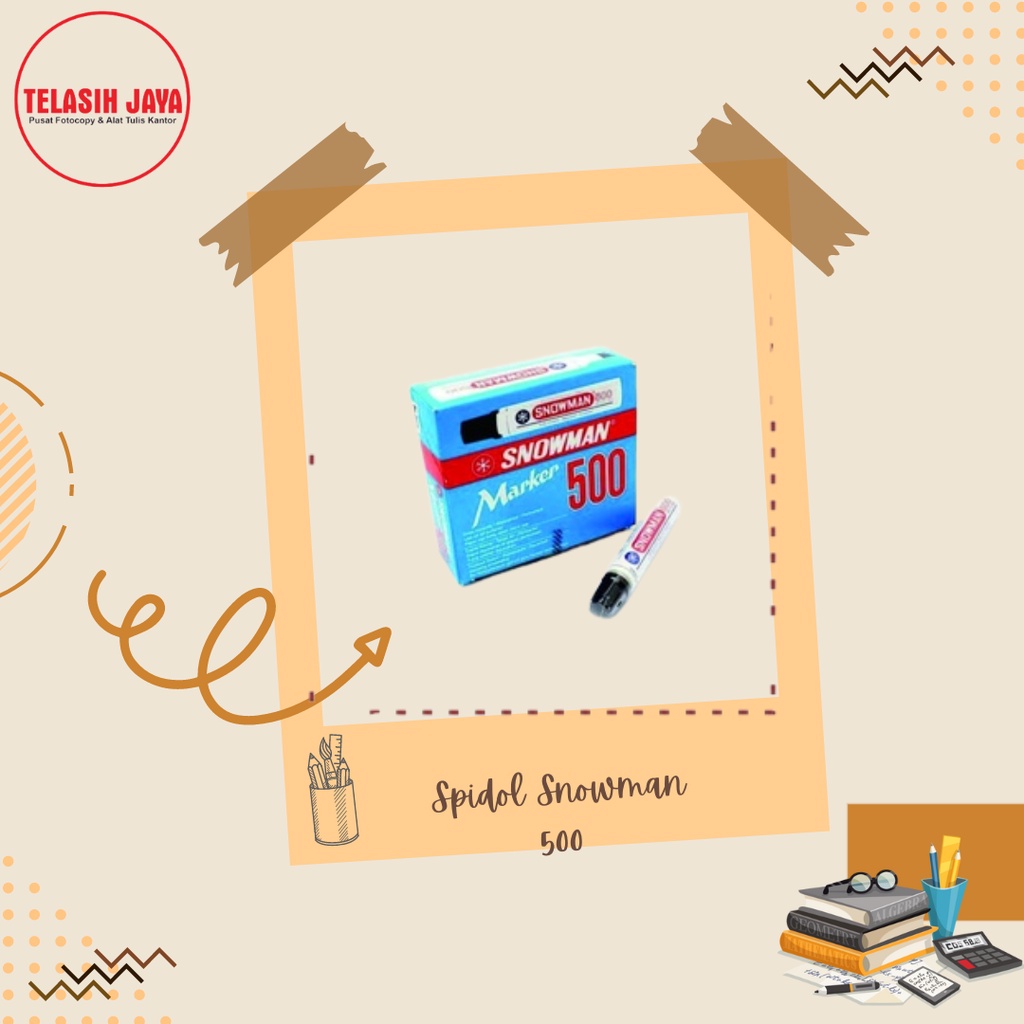 

snowman boardmarker jumbo 500