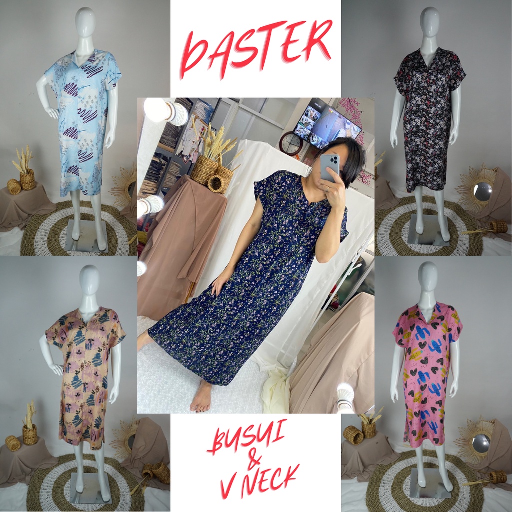 Daster kekinian Home dress rayon Daster busui kekinian Daster rayon premium