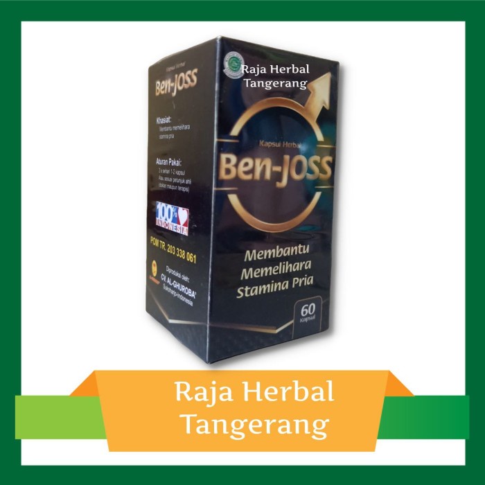 Ben joss herbal stamina pria tahan kuat tahan lama 60 kapsul