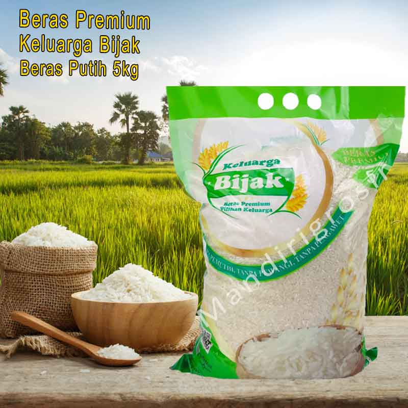 Beras Putih *Beras Keluarga Bijak * Beras Premium * 5kg