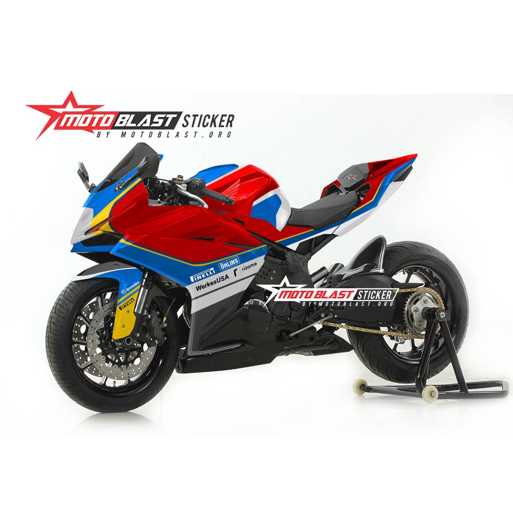 Decal Sticker Motor - CBR250RR Retro HRC-Fullbody Motoblast