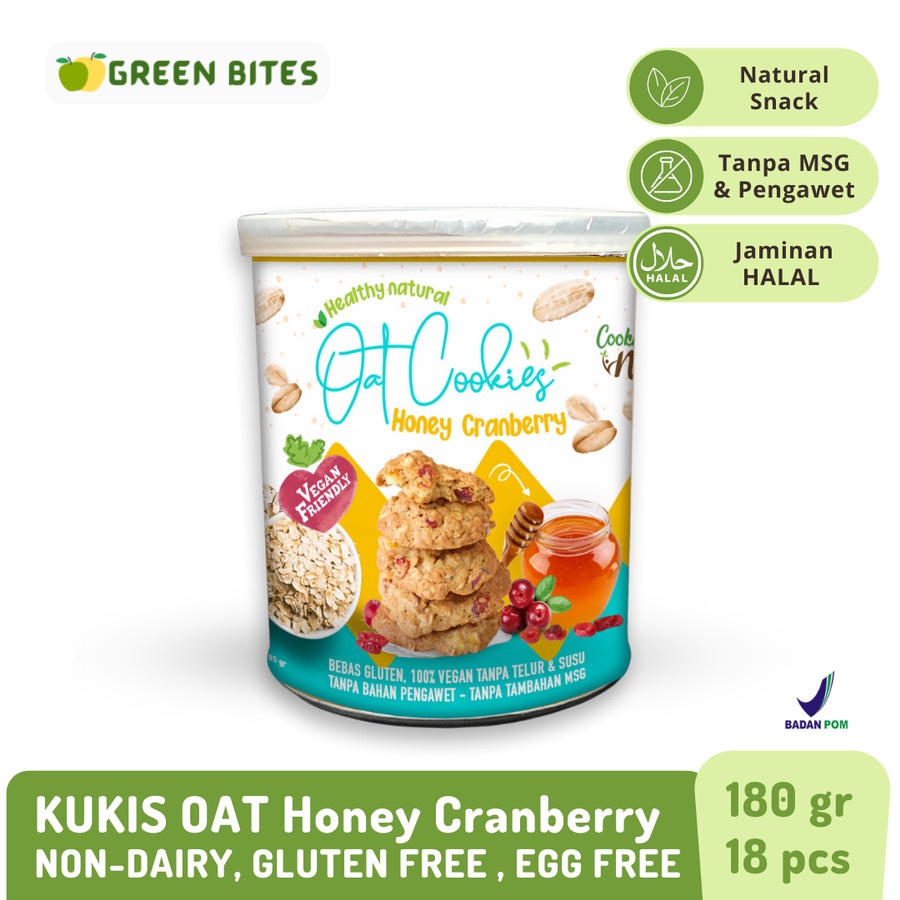 

HONEY VEGAN Organic Oat Cookies Gluten Free 100% vegan - Cookie Nature