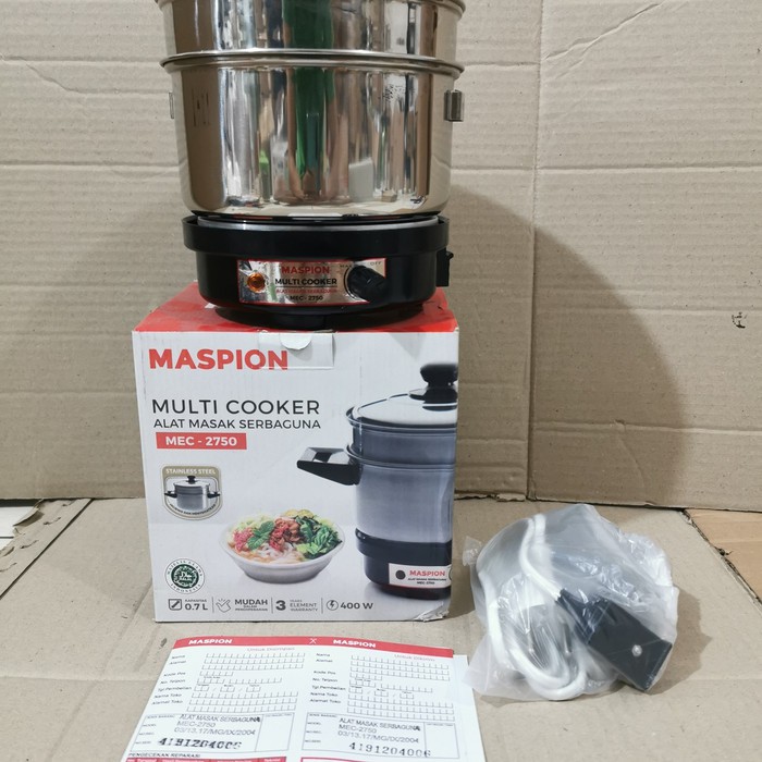 MULTI COOKER / ALAT MASAK SERBAGUNA MASPION MEC 2750 TERMURAH ORIGINAL