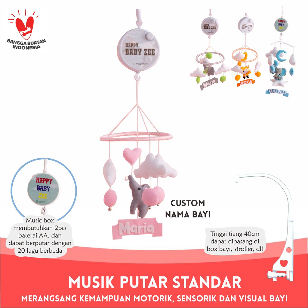 Maianan bayi newborn / baby toys / mainan gantung bayi