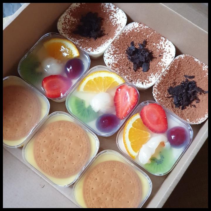 Puding Ultah Coklat Buah/ Puding Mini Cup