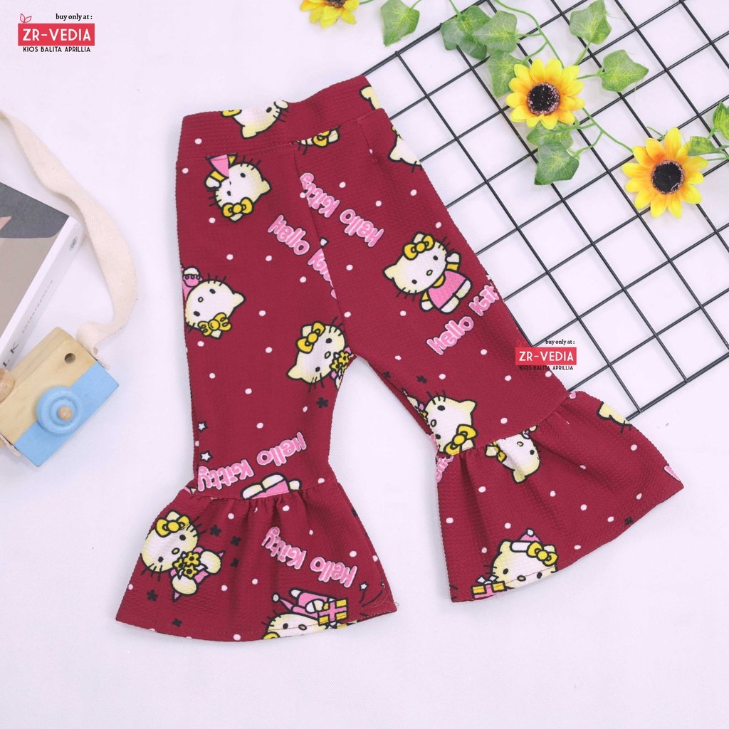 Trumpet Pants 1-2 Tahun / Celana Cutbray Adem Anak Perempuan Legging Cewek Modis Girl Lucu Panjang