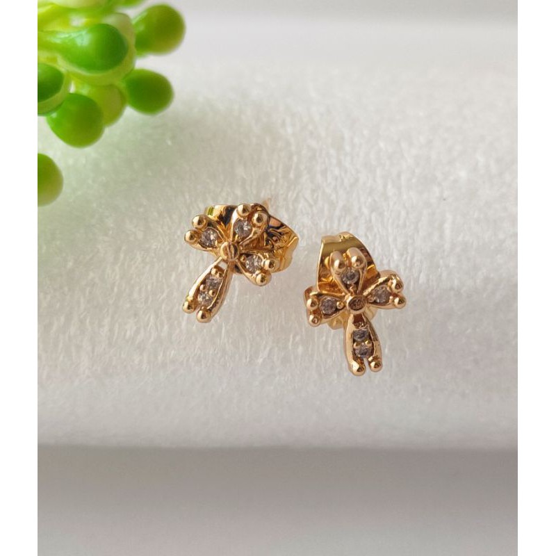 Anting Tusuk Xuping Emas Permata