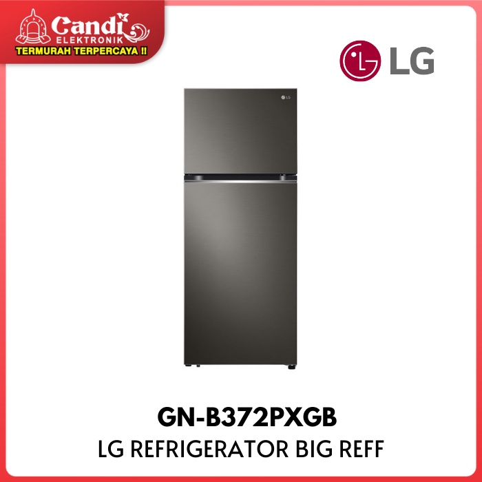 LG Kulkas Dua Pintu GN-B372PXGB Kapasitas 410 Liter