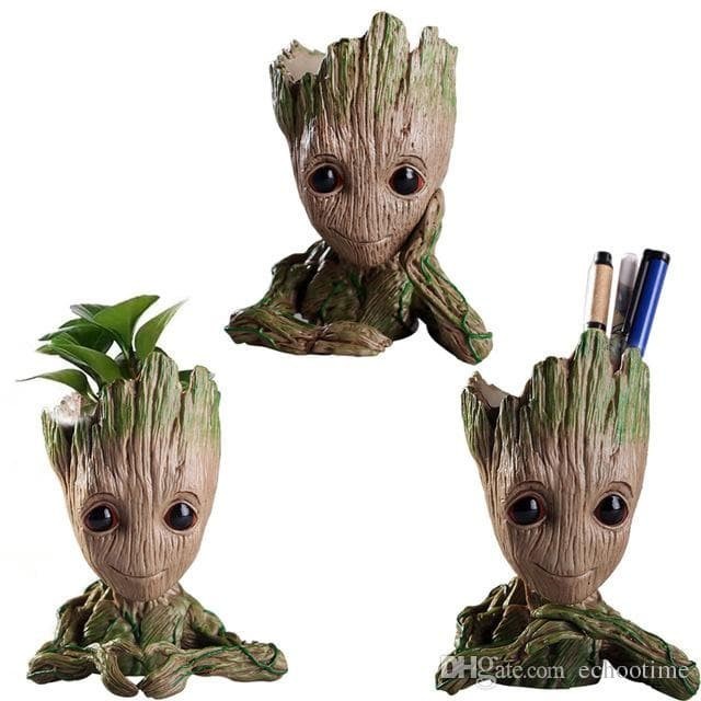 Figure-Action- Baby Groot Guardian Of Galaxy Figure / Flower Pot / Tempat Pen -Action-Figure.