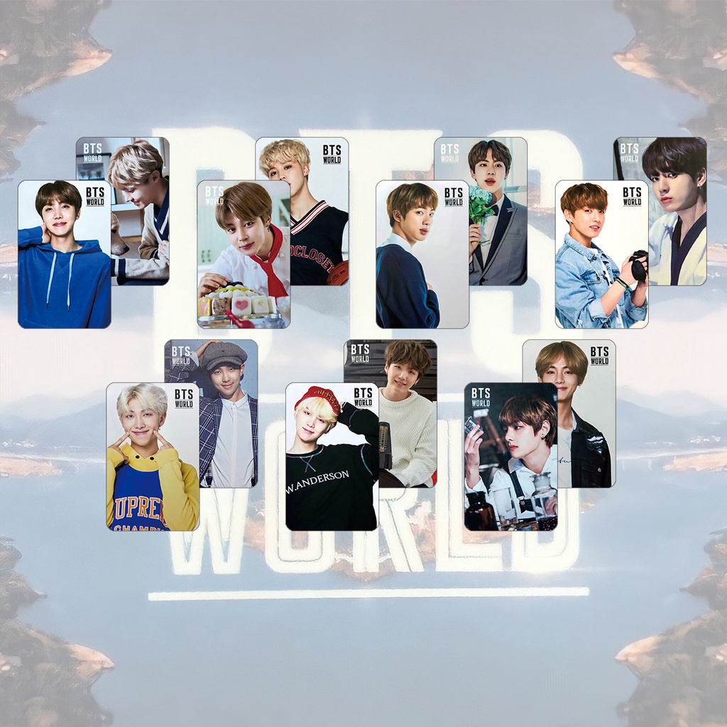 7pcs / Set Kartu LOMO Foto Kpop BTS Bangtan Boys