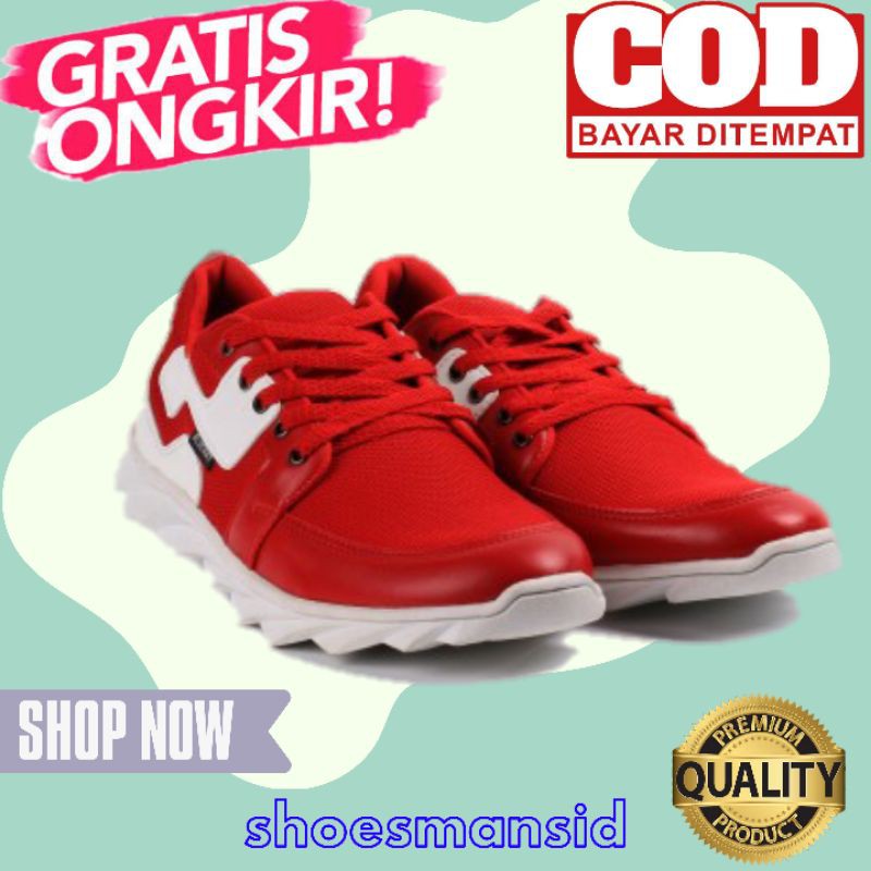SEPATU COWOK CASUAL SPORT PRIA BLUCRAT - SEPATU SNEAKER PRIA ORIGINAL KEREN SEPATU LEATHER MURAH ORI