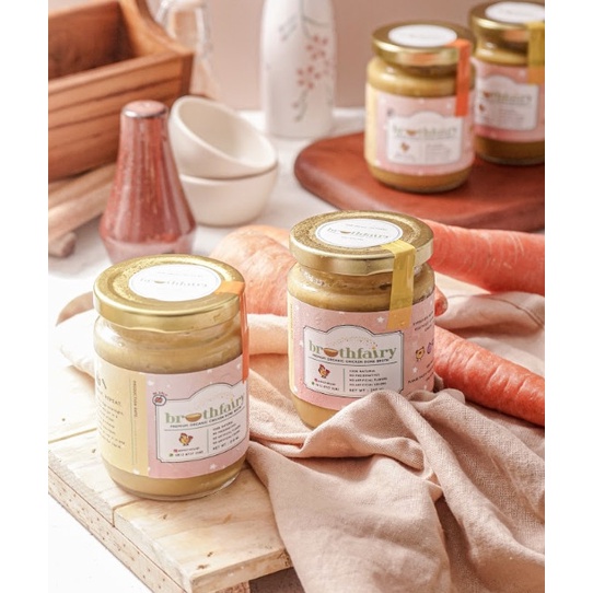 

NEW Box isi 5 Premium Organic Chicken Bone Broth Kaldu Sehat Organik - Slightly Salted