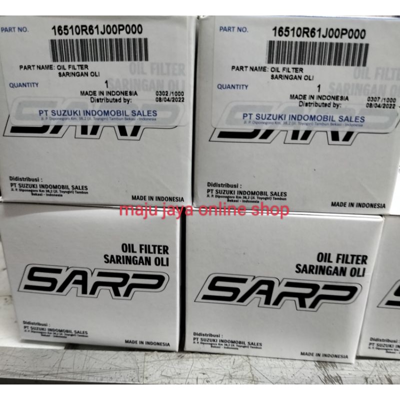 Oil Filter APV . FUTURA INJECSION . ERTIGA .SWIFT SARP