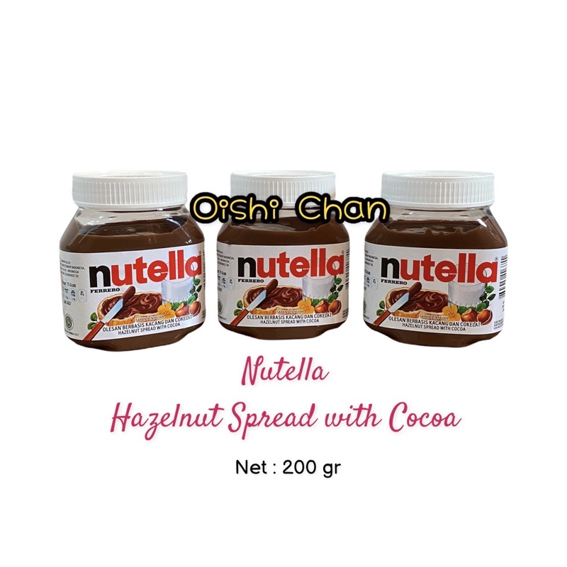 Jual Nutella 200gr ada Logo Halal MUI / Selai Nutella 200gr Shopee Indonesia