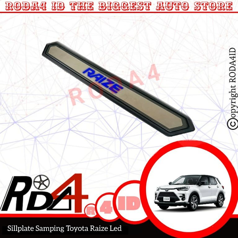 Sillplate Samping Toyota Raize 2021 Door Sill Plate Pintu With Lamp