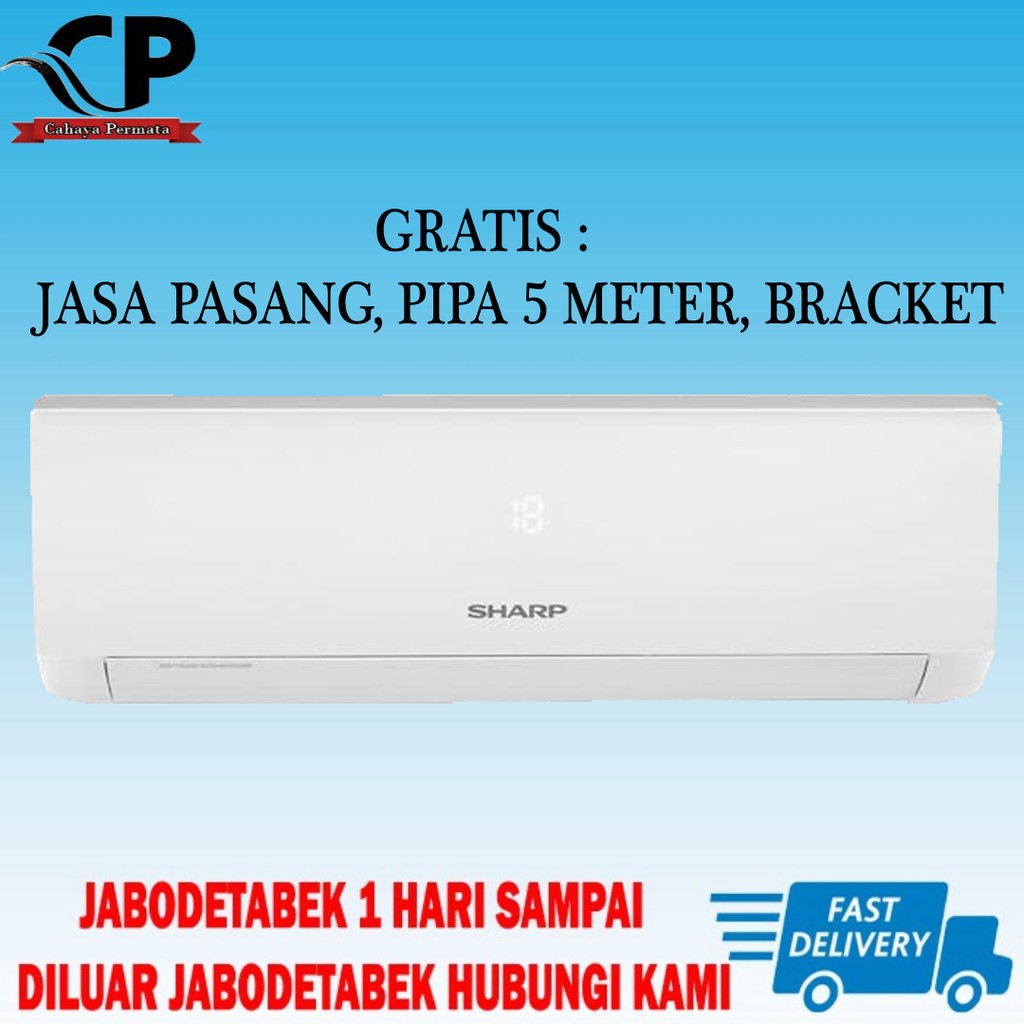 PROMO AC SHARP AH-A9VEY 1 PK Turbo Cool Series BERGARANSI AHA9VEY