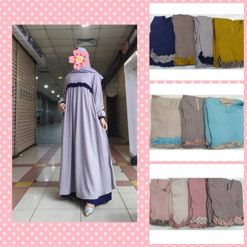 Gamis Rempel//Dress Terbaru Gamis my hijab