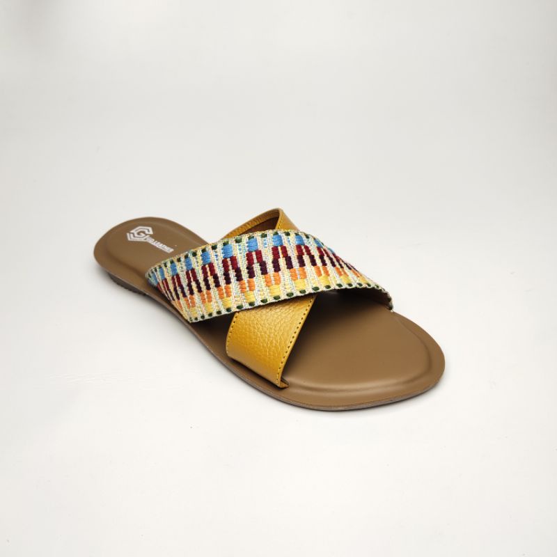 Sandal kulit garut - Sandal kulit wanita - Sandal wanita garut kulit