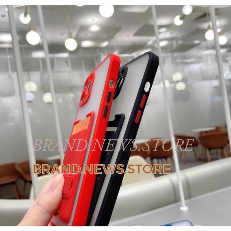 REALME C25/ C25S/ C20/ C11/ C11 2021/ C21/ C21Y/ C12/ C15/ C1/ C2/ FUZE CASE MACARON PROTECTOR SLOT CARD/ HARD CASE/SOFT CANDY AKRILIK/ACRYLIC 001/ DOMPET KARTU