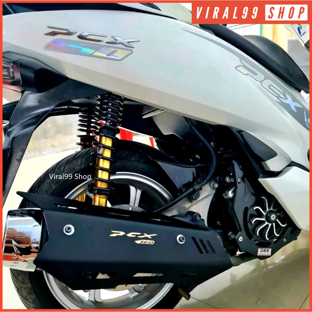 Aksesoris Garnish Knalpot PCX 160 2021 2022 Muffler Cover Exhaust