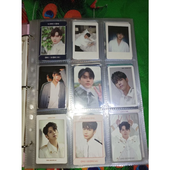 PC PHOTOCARD MERCH OFFICIAL WANNA ONE ONG SEONGWU