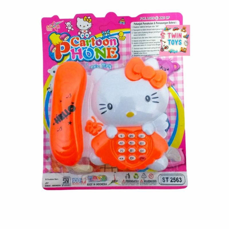 MAINAN TELEPON HELLO KITTY