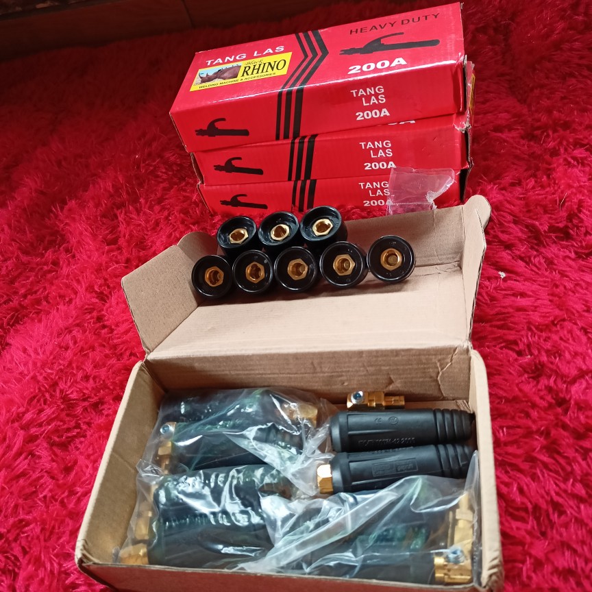 Connector Las 10-25 Female - Konektor Las Cewek - Kabel Konektor Las Alat Las