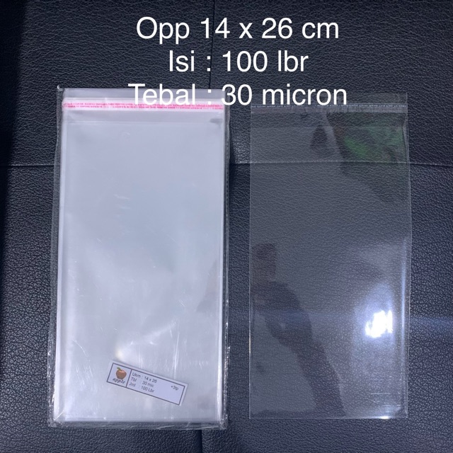 

Plastik opp lem tebal 03 14x26 14 x 26 seal 100 lembar pcs kaca 30 micron undangan bening murah