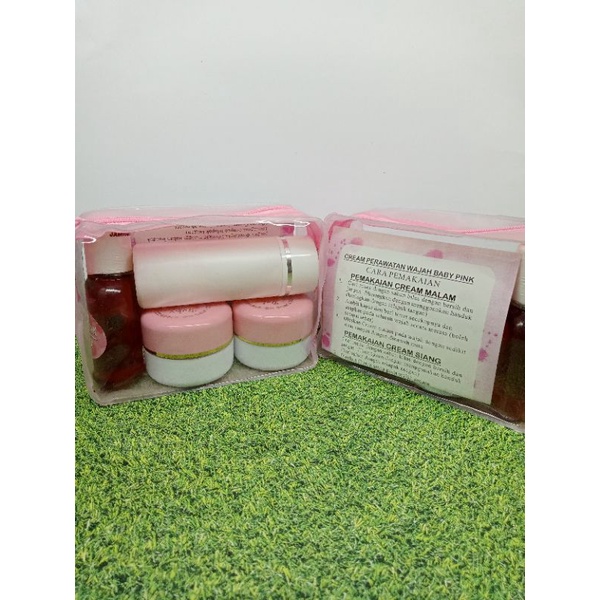 ❤️BABY PINK❤️ PAKET CREAM BABY PINK ORIGINAL ✓ Kemasan Dompet 4in1