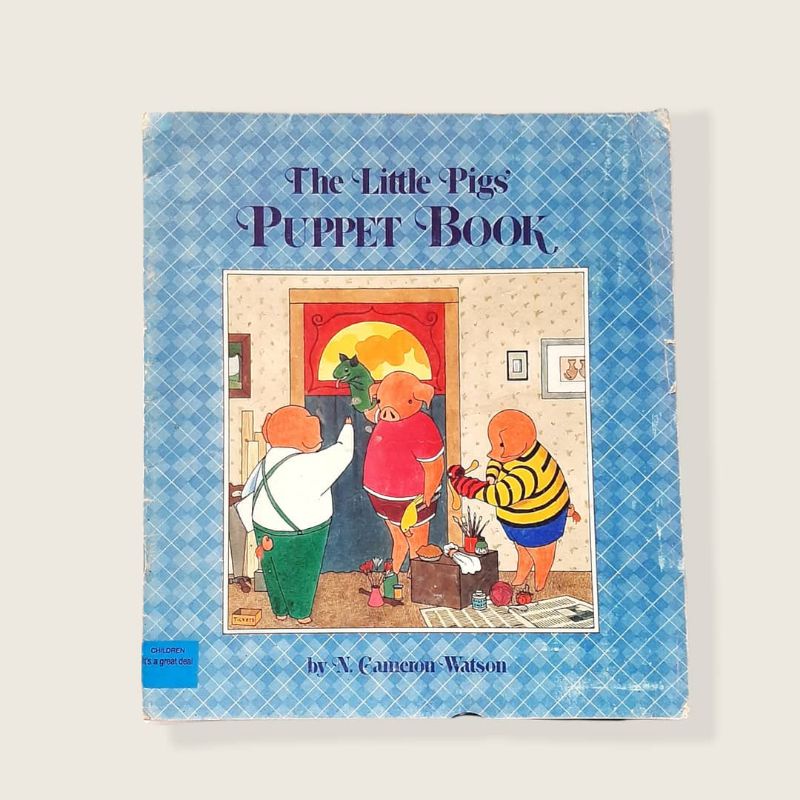 THE LITTLE PIGS "PUPPET BOOK" - BUKU AKTIVITAS ANAK - BUKU BERBAHASA INGGRIS - BUKU BEKAS - IMPORT